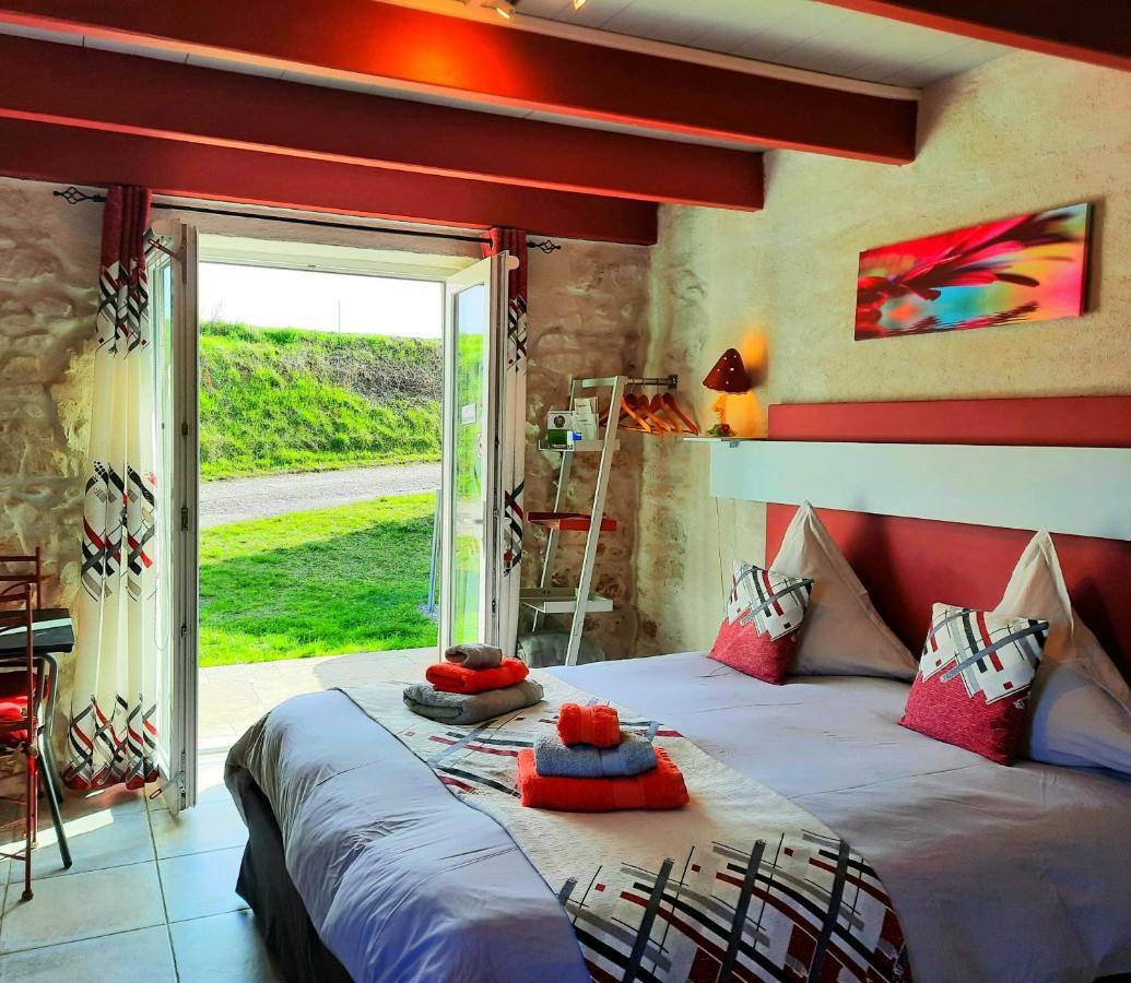 Bed and Breakfast L'Echappee Tremoussante Saint-Barthélemy-de-Vals Exterior foto
