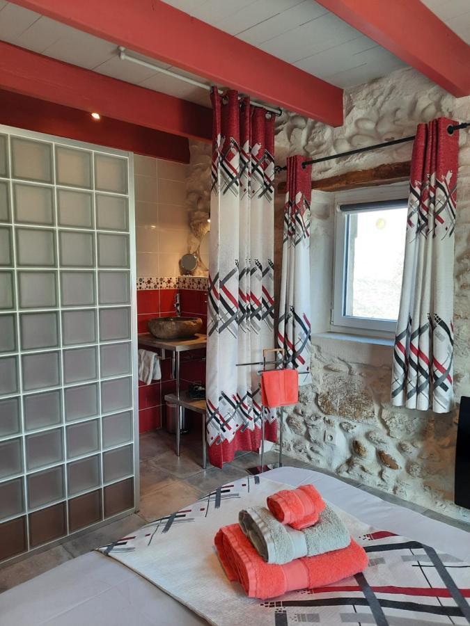 Bed and Breakfast L'Echappee Tremoussante Saint-Barthélemy-de-Vals Exterior foto