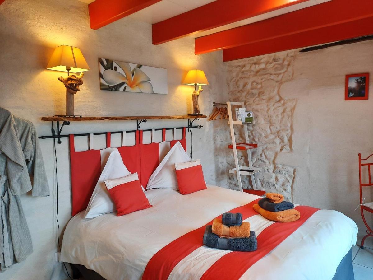 Bed and Breakfast L'Echappee Tremoussante Saint-Barthélemy-de-Vals Exterior foto